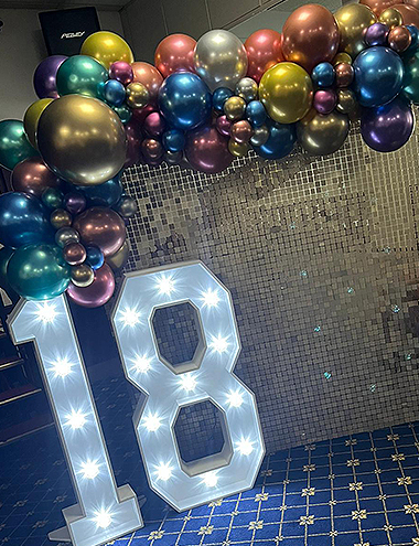 Light Up Letters & Numbers form C&L Events: We have A-Z in our LED Letters to create your very own bespoke message.